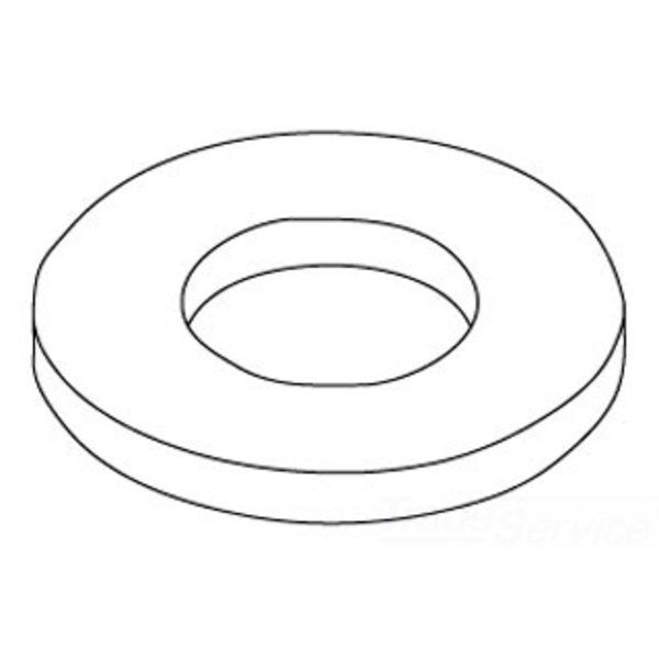 Kohler Flat Washer, Fits Bolt Size 1/4" Plain Finish 83941